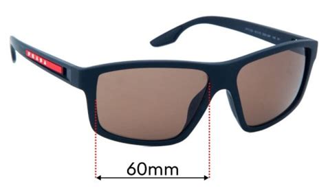 Prada SPS 02X 60mm Replacement Lenses by 